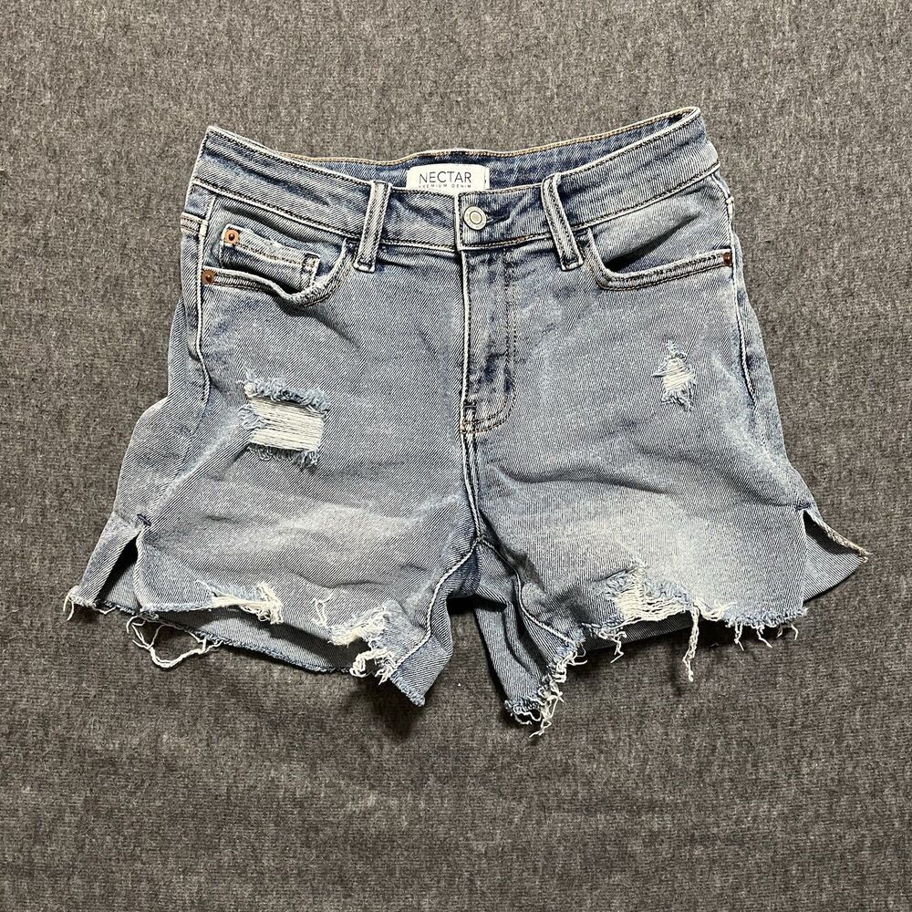 Nectar Distressed Denim Shorts Small